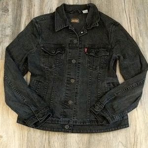 Black Levi's Women's Jean Jacket Medium